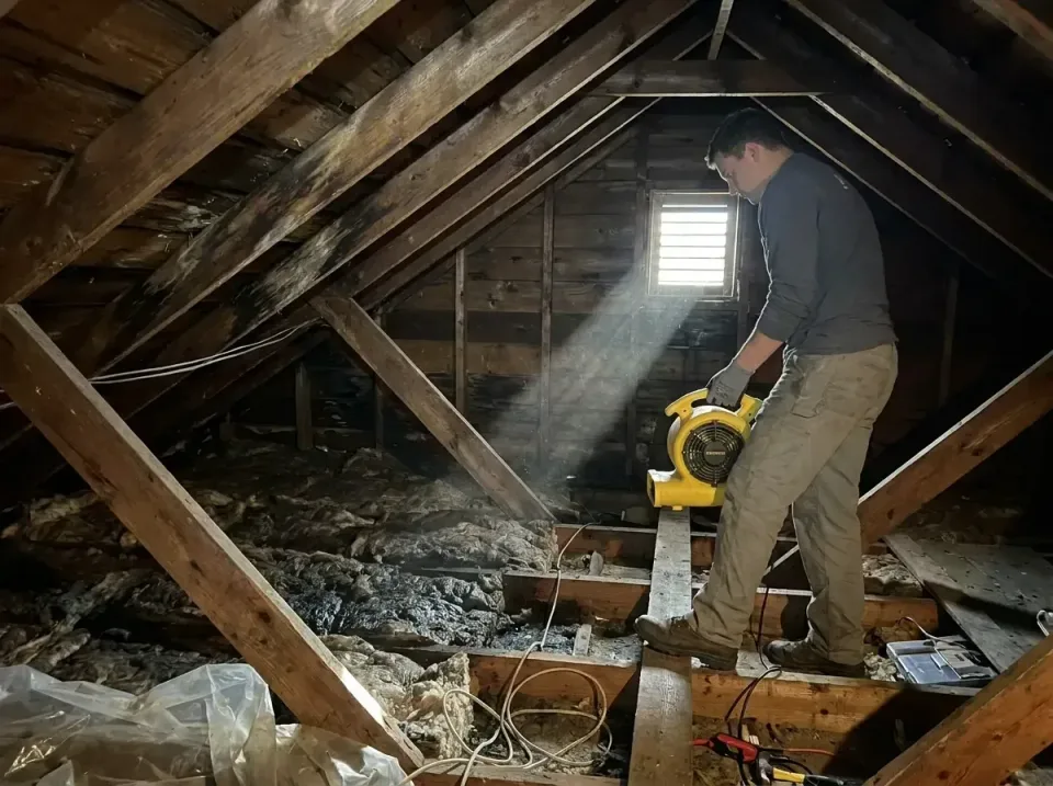 attic-water-damage-drying-proc-007 — frequently asked questions, Emergency Water Extraction & 24/7 Flood Response in Wolloch…